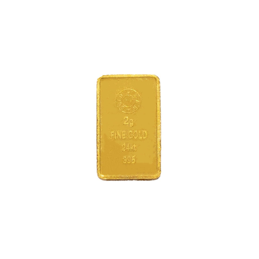 2g, 24Kt Gold Bar