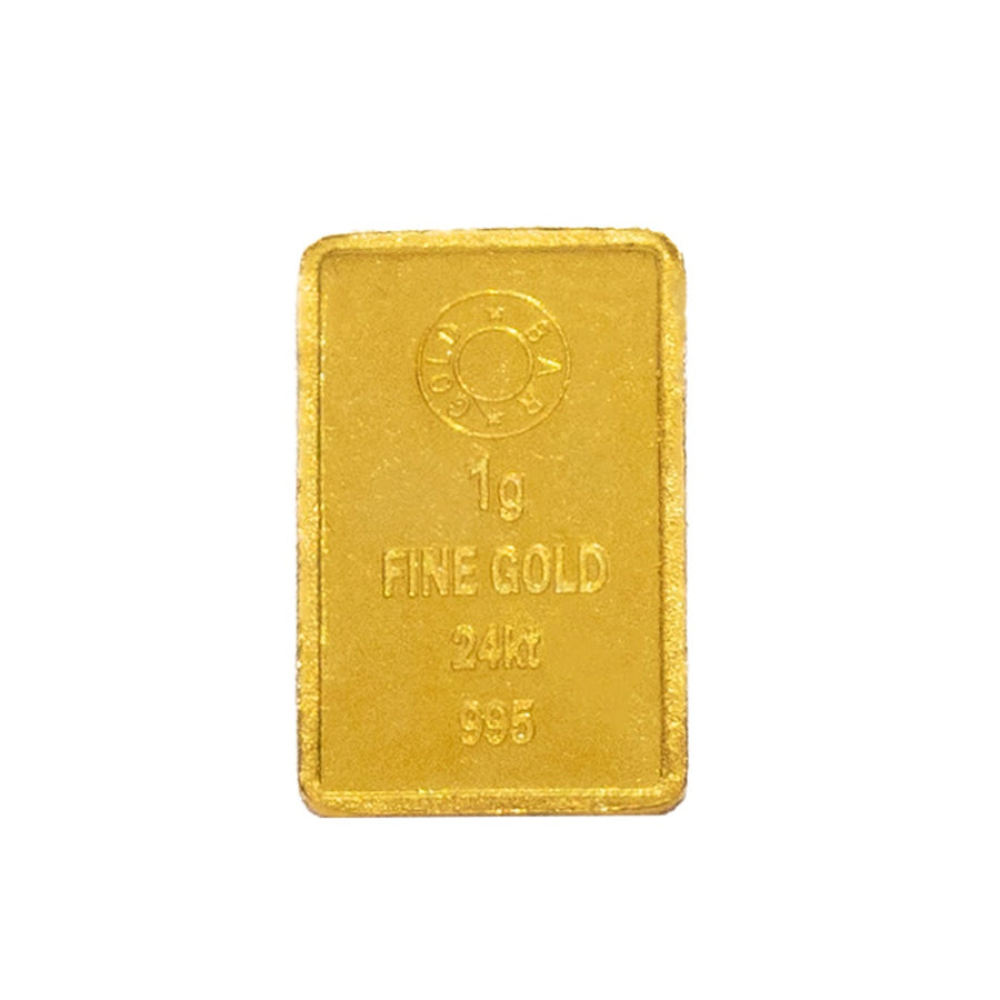 1g, 24Kt Gold Bar