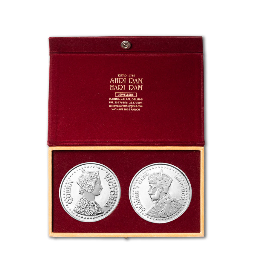 20g, Pair-King Queen Coin 999 Pure Silver