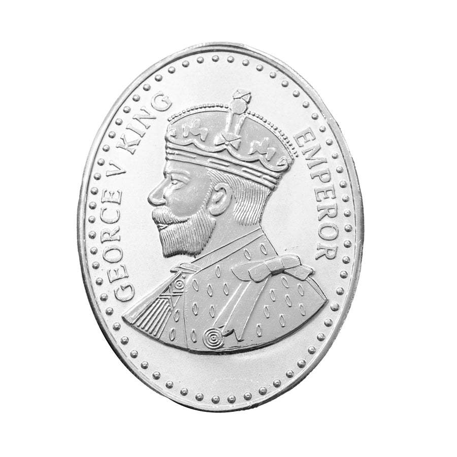 500g, Pair-King Queen Oval Coin 999 Pure Silver