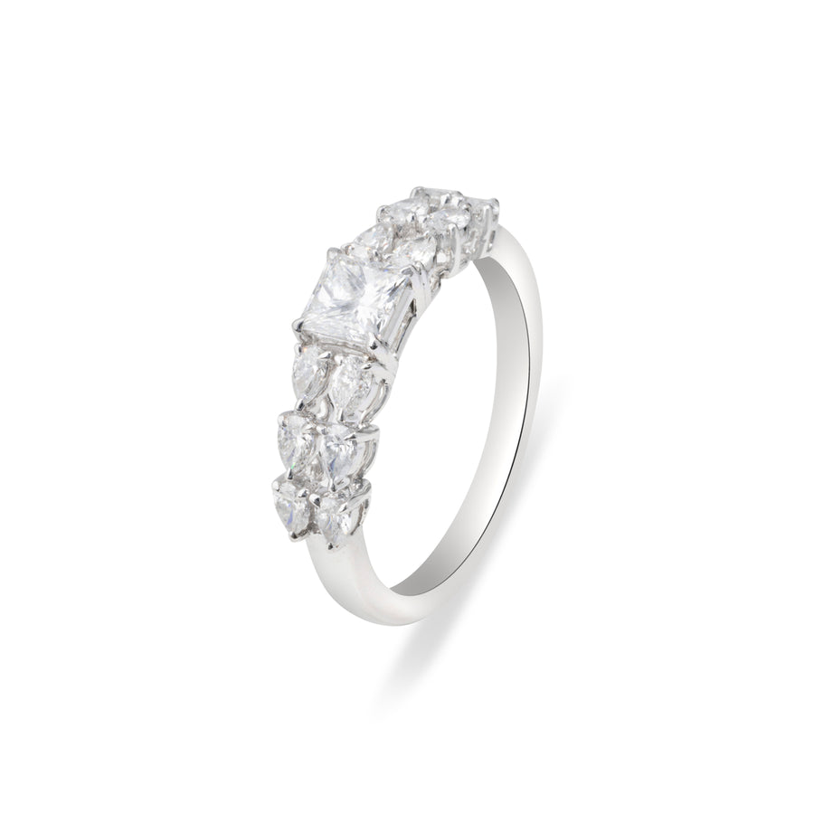 Twin Sparkle Diamond Ring