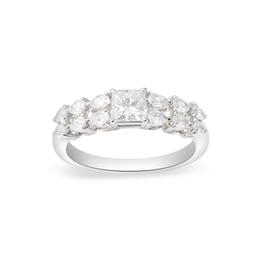 Twin Sparkle Diamond Ring