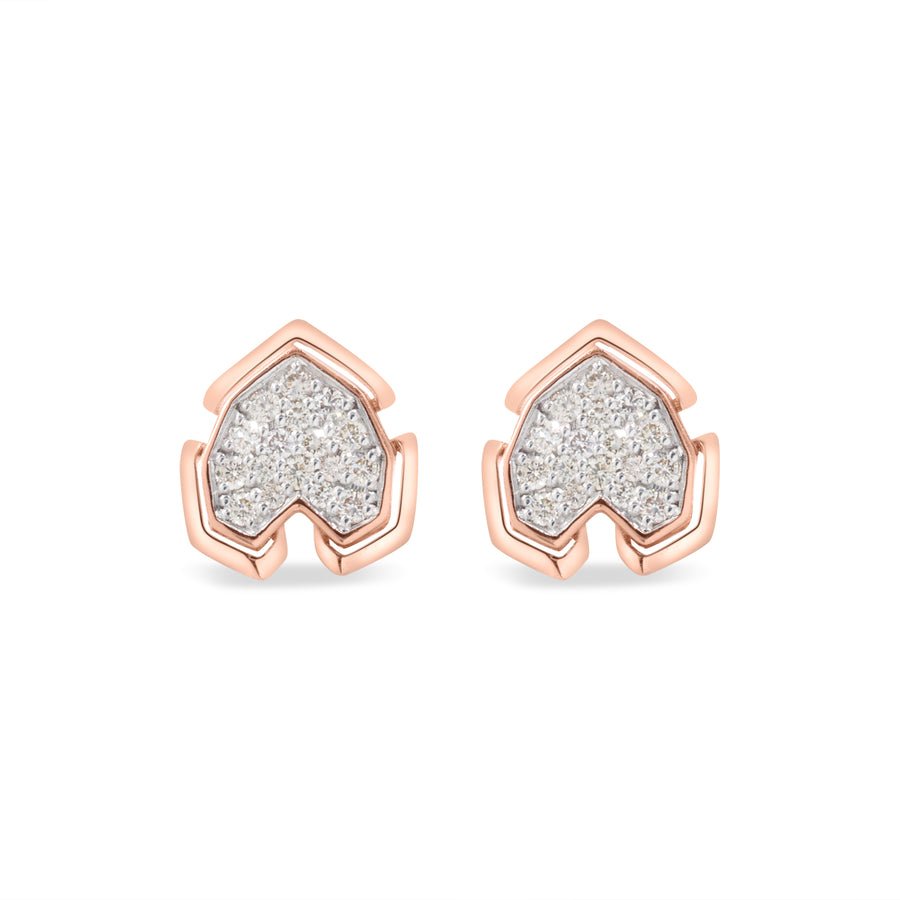 Floral Heart Studs