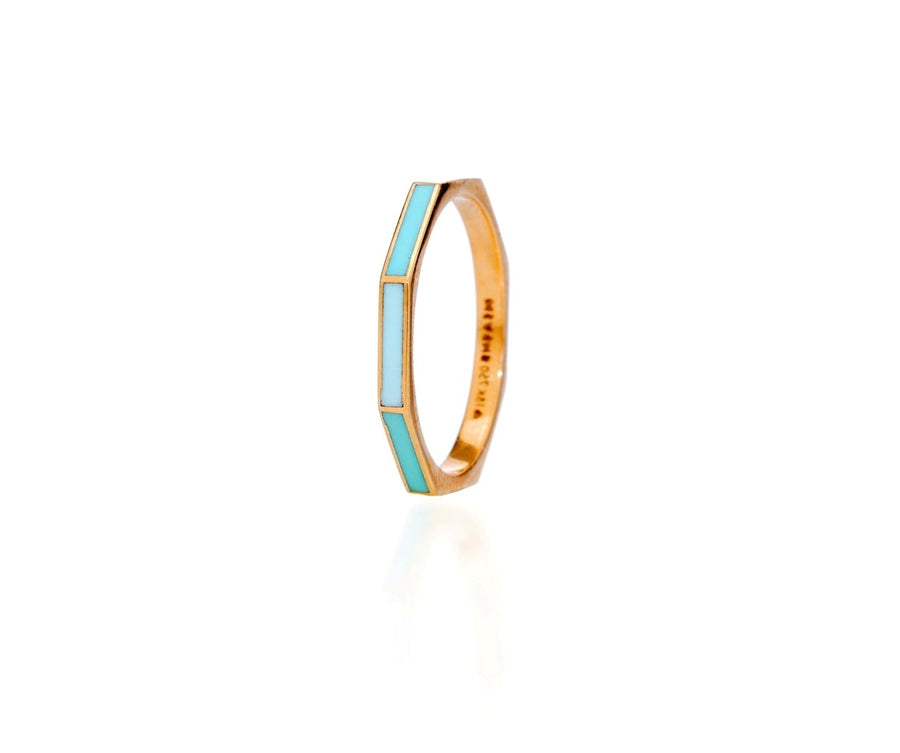 Aqua Gold Band