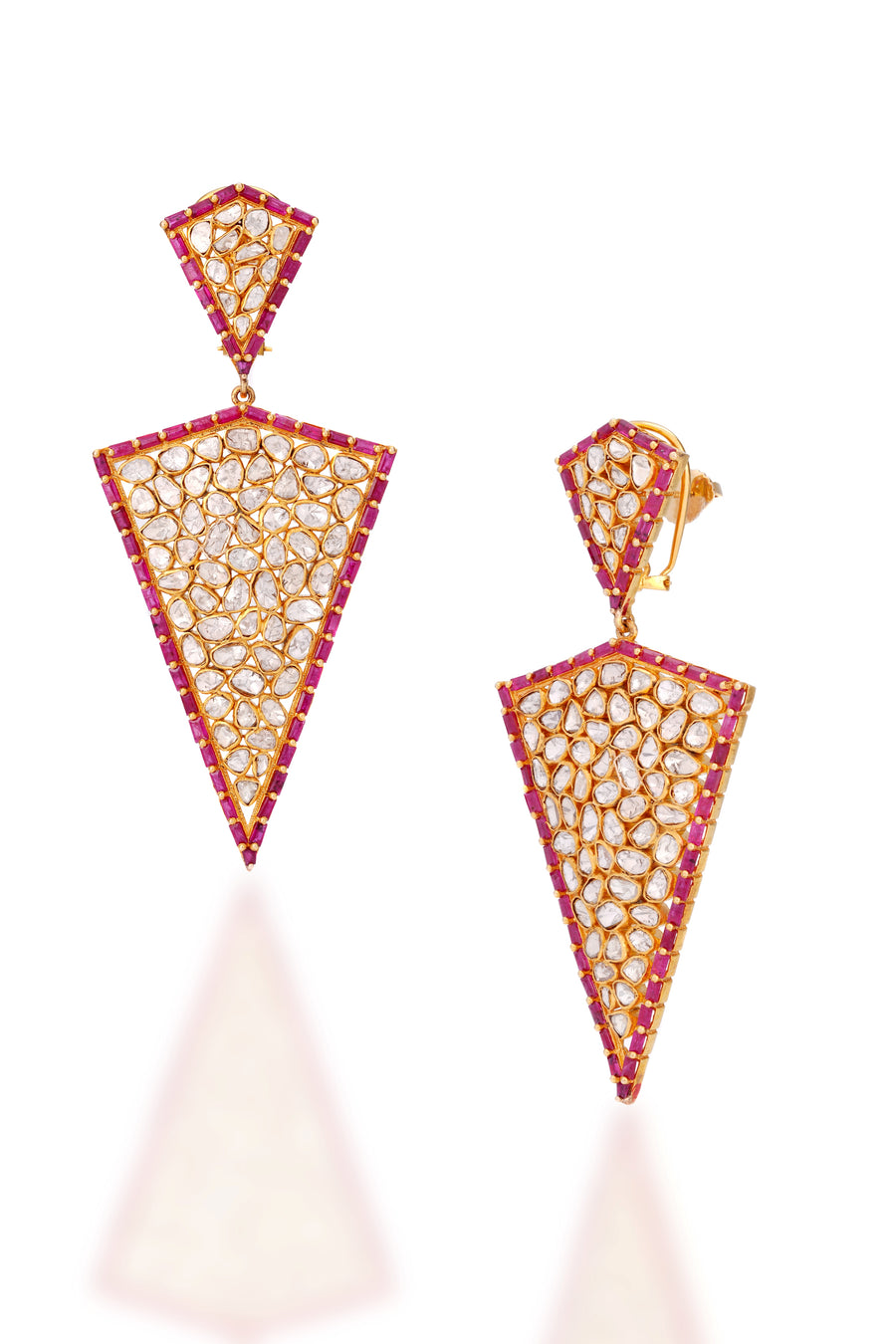 Trikon Polki Earrings